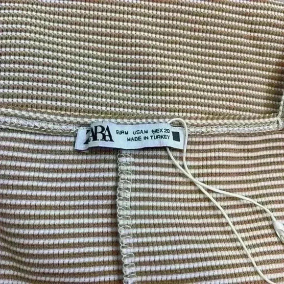 Zara Striped High Neck Romper Size M - Picture 7 of 12